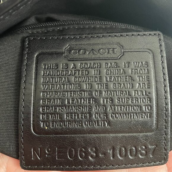 Coach Soho Mia Carryall Coach Black with Silver Hardware 10037 - Picture 5 of 9